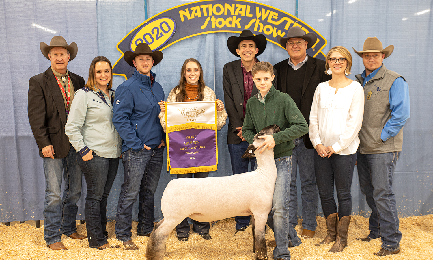 2020 Grand Champion Lamb winner: Cody Sells, and Buyer: Occidental Petroleum Corporation